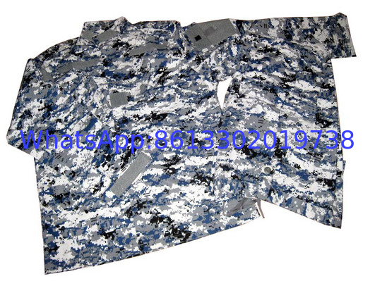 Army Camouflage Police Tactical TC CVC  Button Up Battle Dress Uniform