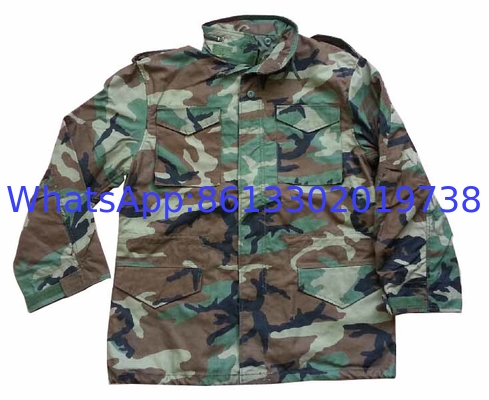 Windproof Waterproof M65 Combat Jacket with Detachable Hood