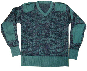 Shoulder Patches Military Sweater Hand Wash Or Dry Clean for a Military-Inspired Design