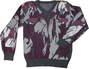 Zipper Closure Military Jersey for Army and Police in Solid Pattern