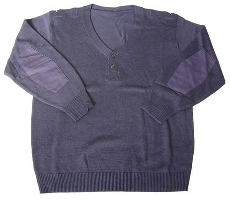 Ribbed Cuffs And Hem and Embroidered Logo Must-Have Features on this Army Sweater for a Classic Look