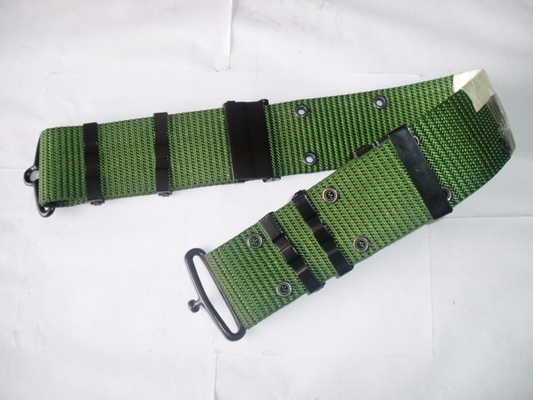 Police On Duty Or Army Daily Wear Military Belt with Army Logo and Buckle Up Design