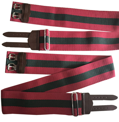 Police On Duty Or Army Daily Wear Military Belt with Army Logo and Buckle Up Design