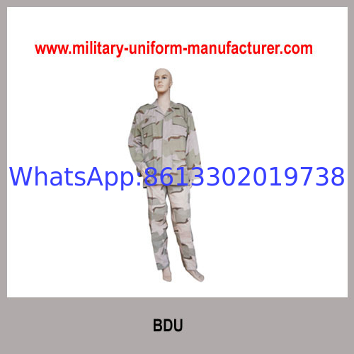 Military Desert Camouflage Battle Dress Uniform for Army Wear