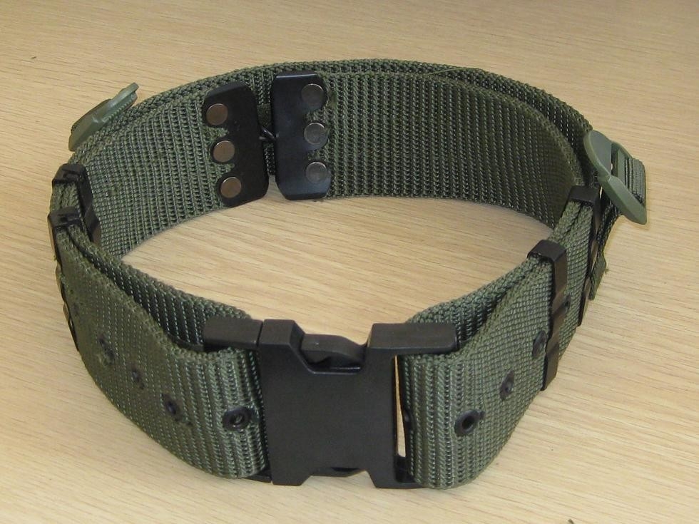 Buckle Material Metal Or Plastic Military Belt Width 5.5cm Or As Per Army And Police Different Size Or One Size Fits All