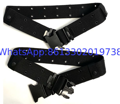 Police On Duty Or Army Daily Wear Military Belt with Army Logo and Buckle Up Design